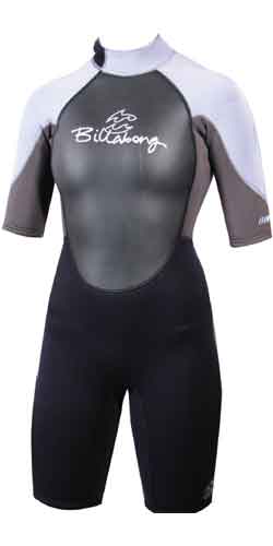 Ladies Foil 2mm Shorty wetsuit