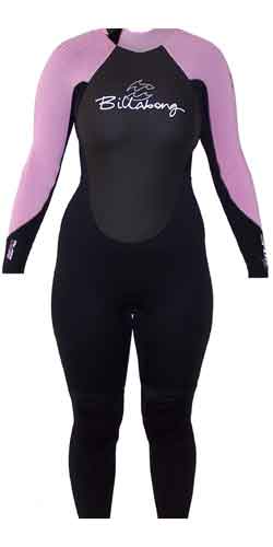 Ladies Foil 3mm Glued & Blindstitched Steamer wetsuit