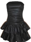 MbyM Handler Coat Party Dress, Black, Small.