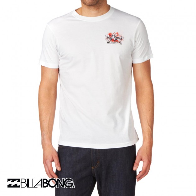 Mens Billabong Adventure Division T-Shirt - White