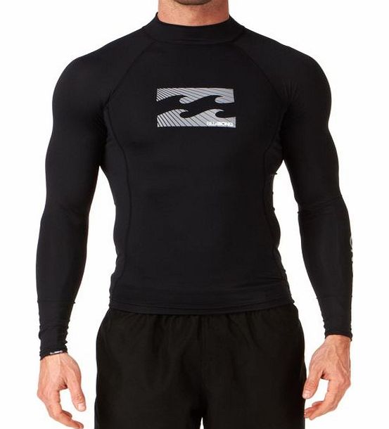 Mens Billabong All Day Long Sleeve Rash Vest -