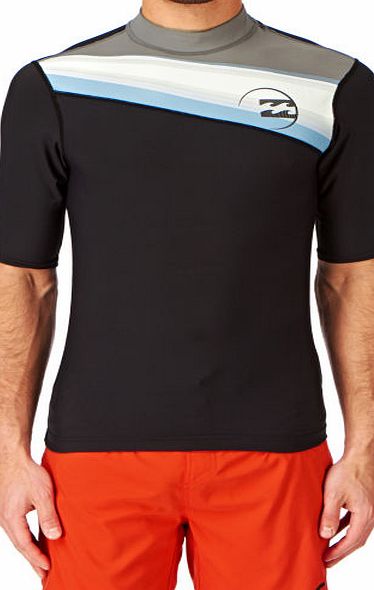 Billabong Mens Billabong Evolution Short Sleeve Rash Vest