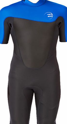 Billabong Mens Billabong Foil 2mm Back Zip Shorty Wetsuit