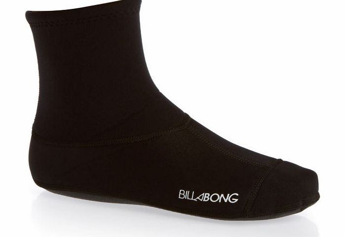 Mens Billabong Neo Flatlock Wetsuit Socks - Black