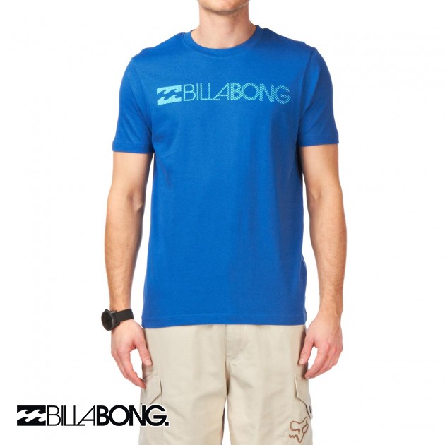 Mens Billabong System T-Shirt - Royal Blue