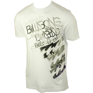 Mens Billabong Hydro T-Shirt. White