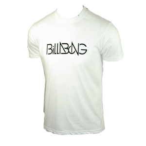 Mens Billabong Revolution T-Shirt. White