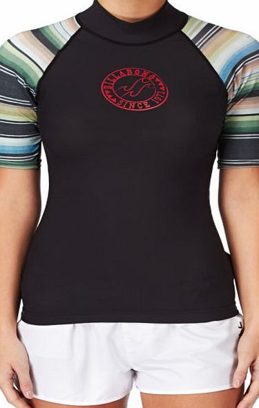 Billabong Womens Billabong Capsule Short Sleeve Rash Vest