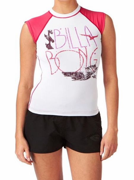 Billabong Womens Billabong Carlos Short Sleeve Rash Vest