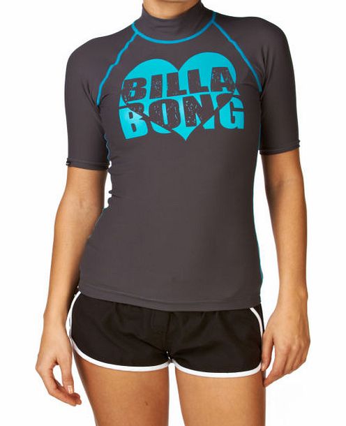 Billabong Womens Billabong Love Short Sleeve Rash Vest -