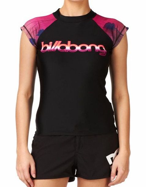 Womens Billabong Paradise Short Sleeve Rash