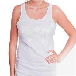 Womens Ellie Vest T-Shirt - White