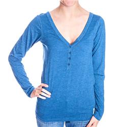 Womens Enrique LS T-Shirt - Denim Blue