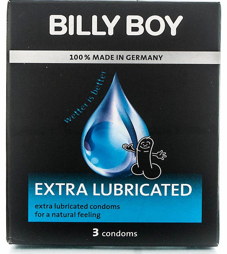 Billy Boy Extra Lubricated Condoms 3pack