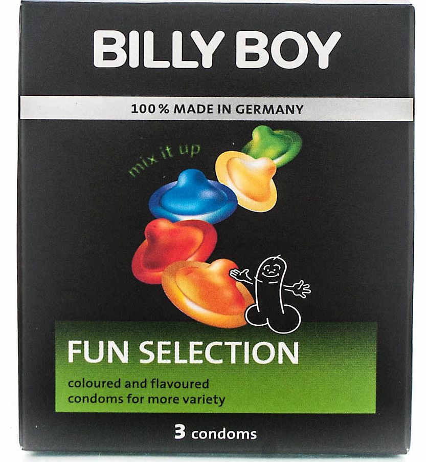 Billy Boy Fun Selection Condoms 3 Pack