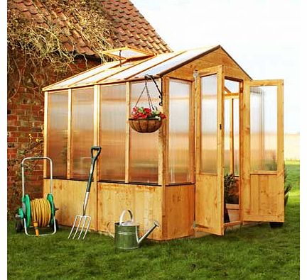 Premium Complete Wooden Greenhouse 9 x 6