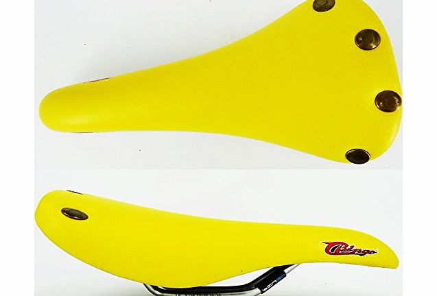 Bingo Light Weight Racing Fixie Gear BMX Bike Bicycle Saddle Seat Yellow Saddle