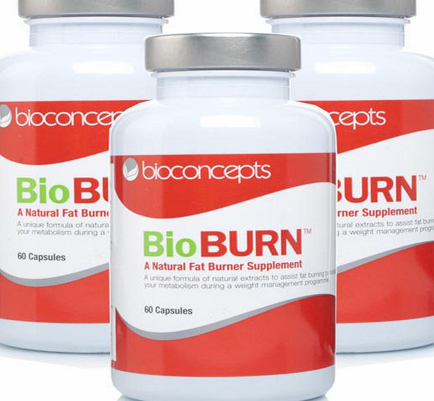 BioBURN Natural Food Supplement Triple Pack