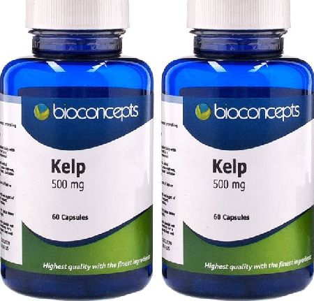 Bioconcepts, 2102[^]0079650 Kelp 500mg - 120 Capsules