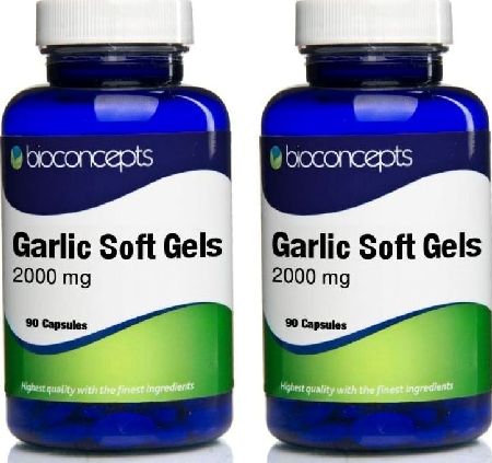 Bioconcepts, 2102[^]0070218 Odourless Garlic 2000mg - 180 Capsules