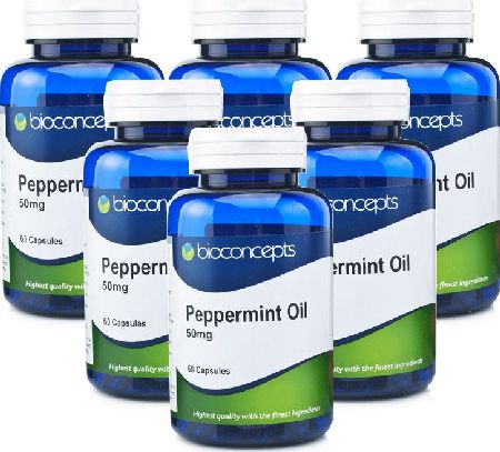 Bioconcepts, 2102[^]0078538 Peppermint Oil 50mg - 360 Capsules