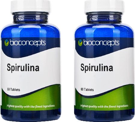 Bioconcepts, 2102[^]0077458 Spirulina 500mg Tablets - Twin Pack