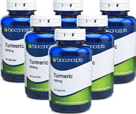 Bioconcepts, 2102[^]0078537 Turmeric 500mg - 360 Capsules