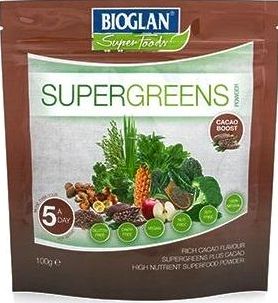 Bioglan, 2102[^]0105379 Supergreens Cacao Boost