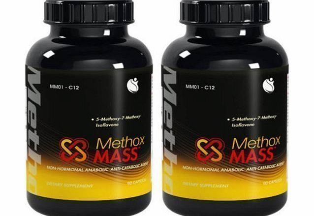 BioNutricals UK  Methox-Mass Anabolic Anti Catabolic Muscle Builder 180 Capsules 2 Bottles
