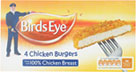 Birds Eye Chicken Burgers (4 per pack - 200g)