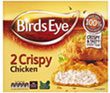 Birds Eye Crispy Chicken (2 per pack - 180g)