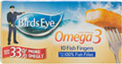 Birds Eye Fish Fingers with Omega 3 (10 per pack