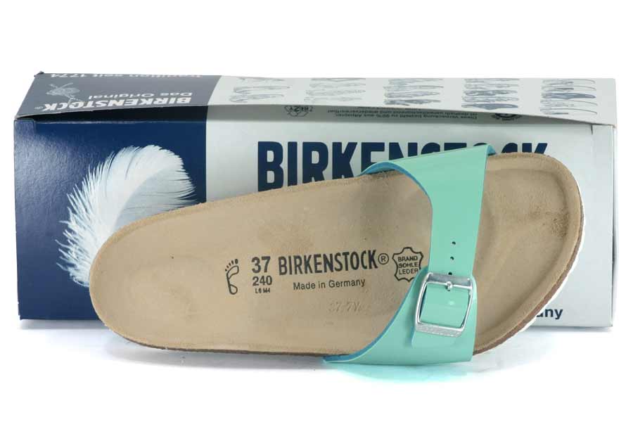 Birkenstock - Madrid - Turquoise Birko Flor