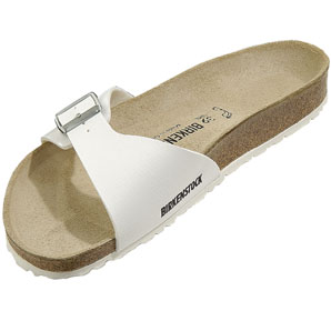 Birkenstock Madrid Sandals, White, Size 4-4.5/37