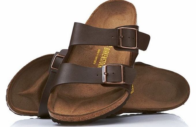 Mens Birkenstock Arizona Sandals - Dark Brown