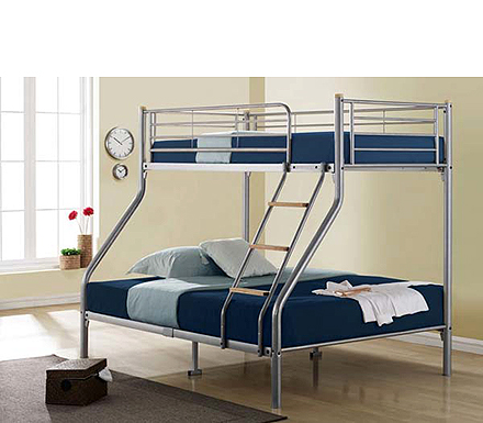 Birlea Furniture Ltd Nexus Triple Sleeper Metal Bunk Bed