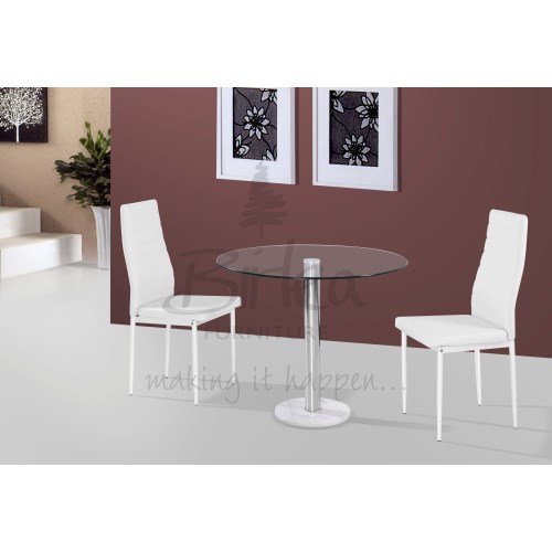 Birlea Furniture Romford Dining Set in White