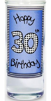 Birthday Shot Glass - Blue Label