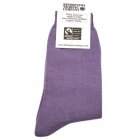 Bishopston Fairtrade Organic Cotton Ladies Socks - Lilac