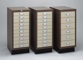 Multidrawer Cabinet Non-locking 10-Drawer