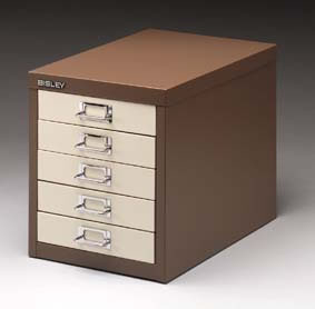 Multidrawer Cabinet Non-locking 5-Drawer