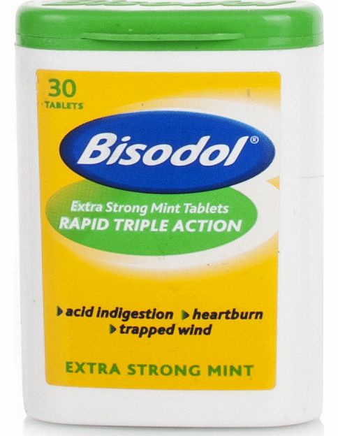 Bisodol Extra Strong Mint Tablets