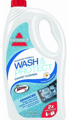  92F4E 1.5 Litre Wash and Protect 2x Fresh Fragrance Carpet Cleaning Formula