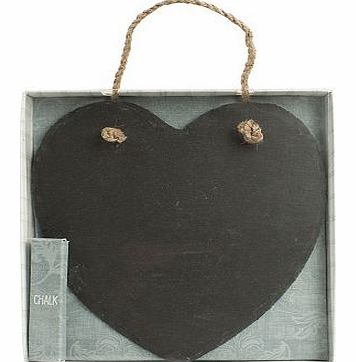 Bistro Bleu Heart Shaped Chalk Board 10178872