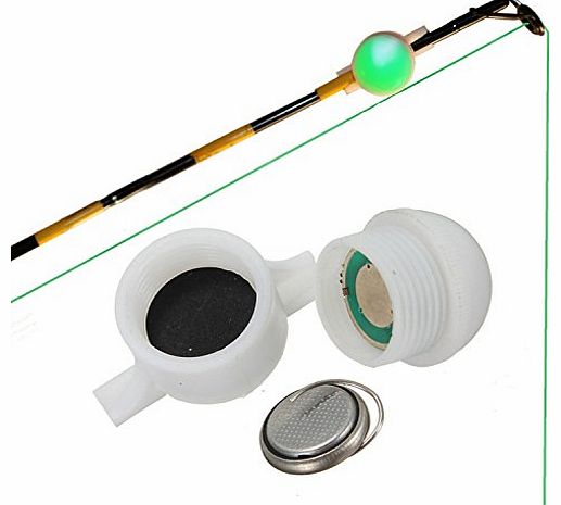 Night Fishing Bite Alarm, Motion Sensitive LED Rod Tip For Use When Carp , Course ,or Sea Fishing.
