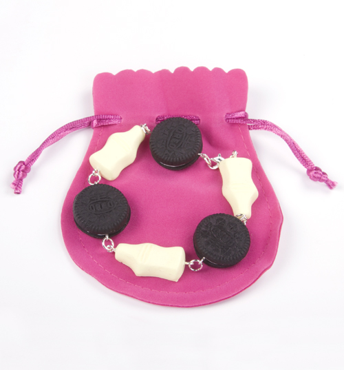 Oreo And Milk Bottles Bracelet from Bits and Bows