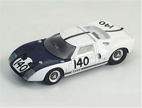 Diecast Model Ford GT40 (Nurburgring 1964) in White (1:43 scale)