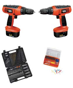 Drill Kit and 204 Accessories Set