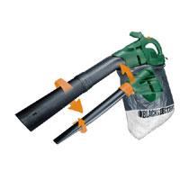 BLACK & DECKER Gw250 Blower Vacuum Shredder 1600W 35L