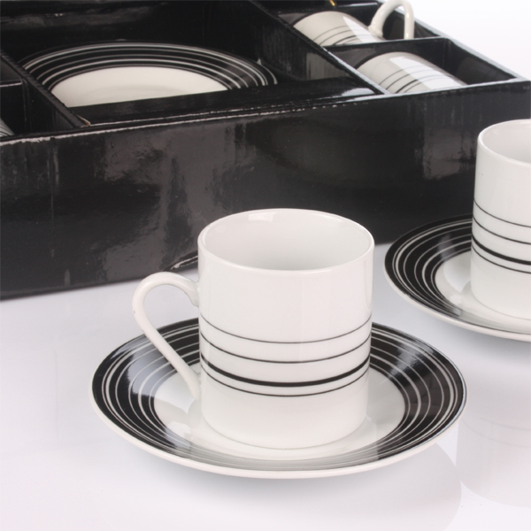 and White Expresso Set